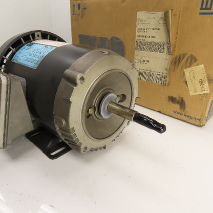 WEG 00156ES3EJP56J-S 1.5HP AC Electric Motor 3460RPM 208-230/460V 3PH 56J Frame
