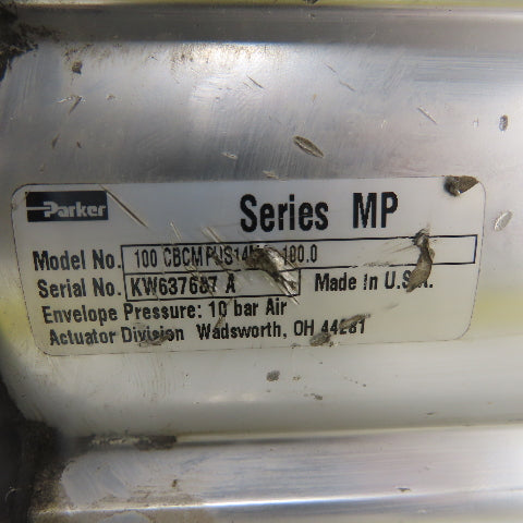 Parker 100 CBCMPUS14MC 100.0 Double Acting Pneumatic Cylinder 100mm Bore/Stroke