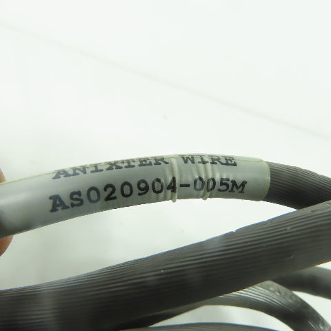 Anixter Wire AS020904-005M Cordset Cable 5 Meter 3-Pin Female