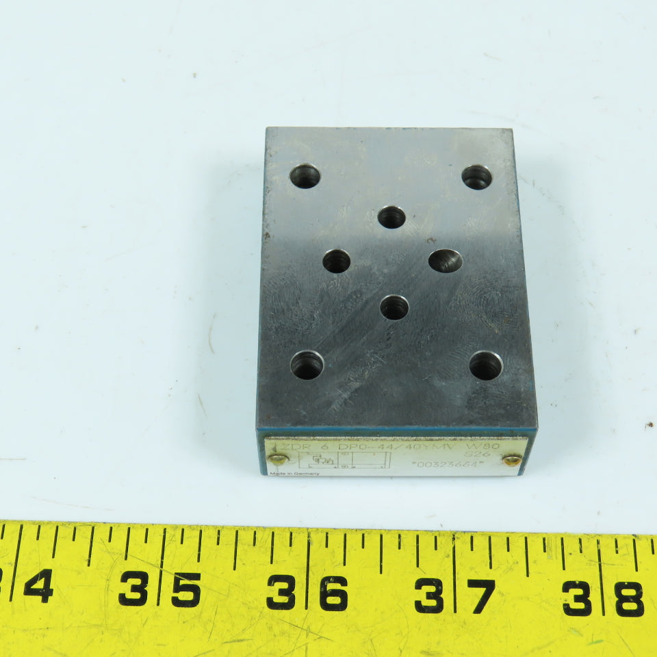 Rexroth ZDR 6 DP0-44/40YMV W80 Hydraulic Pressure Reducing Valve