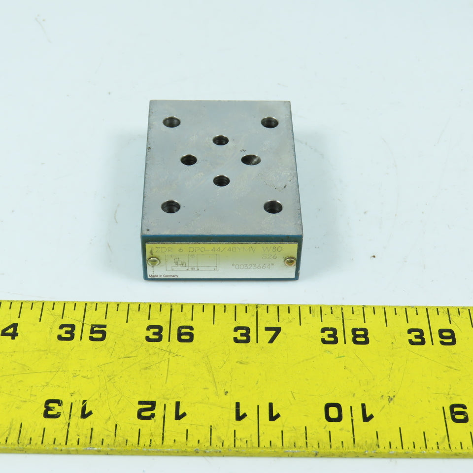 Rexroth ZDR 6 DP0-44/40YMV W80 Hydraulic Pressure Reducing Valve