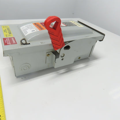 Siemens HFC361R 30A 600V 3-Ph Fusible Heavy Duty Safety Disconnect Switch