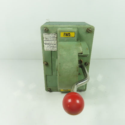 Hubbell Mini Master Switch 150VAC 300VDC 5A Forward Reverse