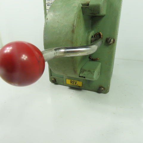 Hubbell Mini Master Switch 150VAC 300VDC 5A Forward Reverse