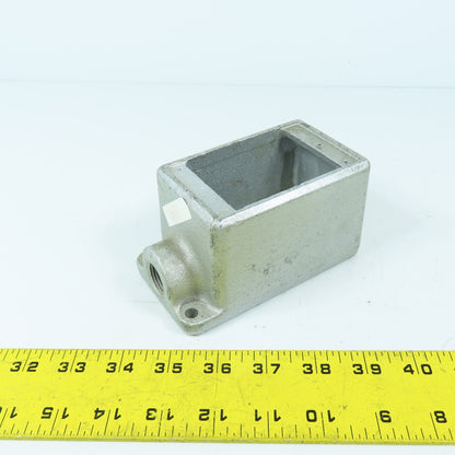 Crouse Hinds FD1 Cast Device Box 1/2" Single Gang