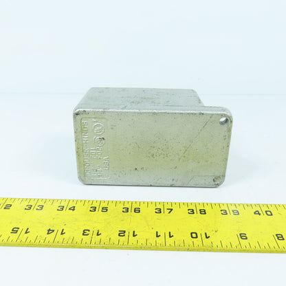 Crouse Hinds FD1 Cast Device Box 1/2" Single Gang