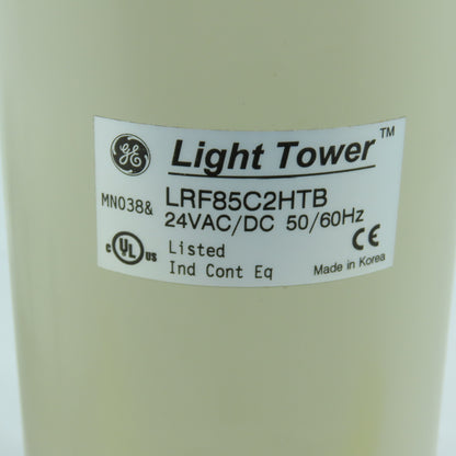 GE General Electric LRF85C2HTB Red & Amber Warning Stack Light Tower 24V 50/60HZ