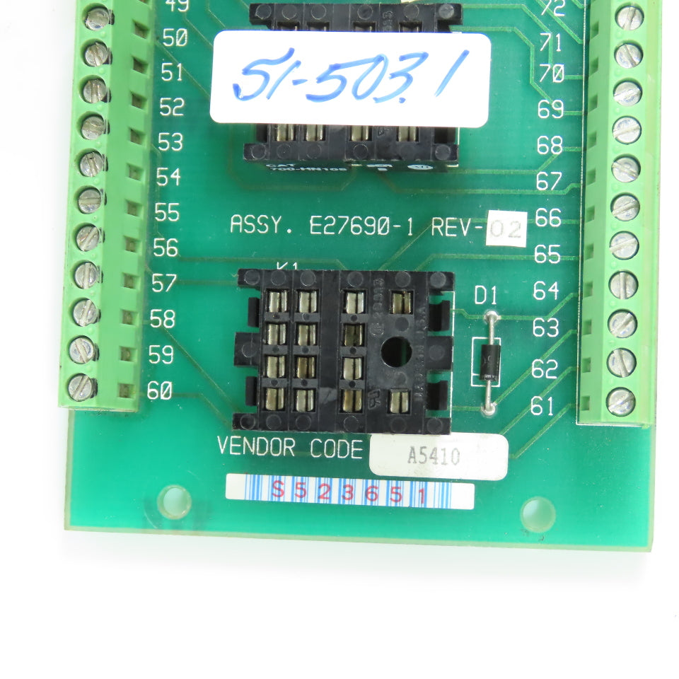 Goss E27690-1 Rev-02 Relay Board Assembly RB5 M003315580