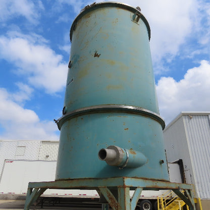 Conair 48" x 78" Granular Material Drying Hopper W/ Cone Filter 12' Tall