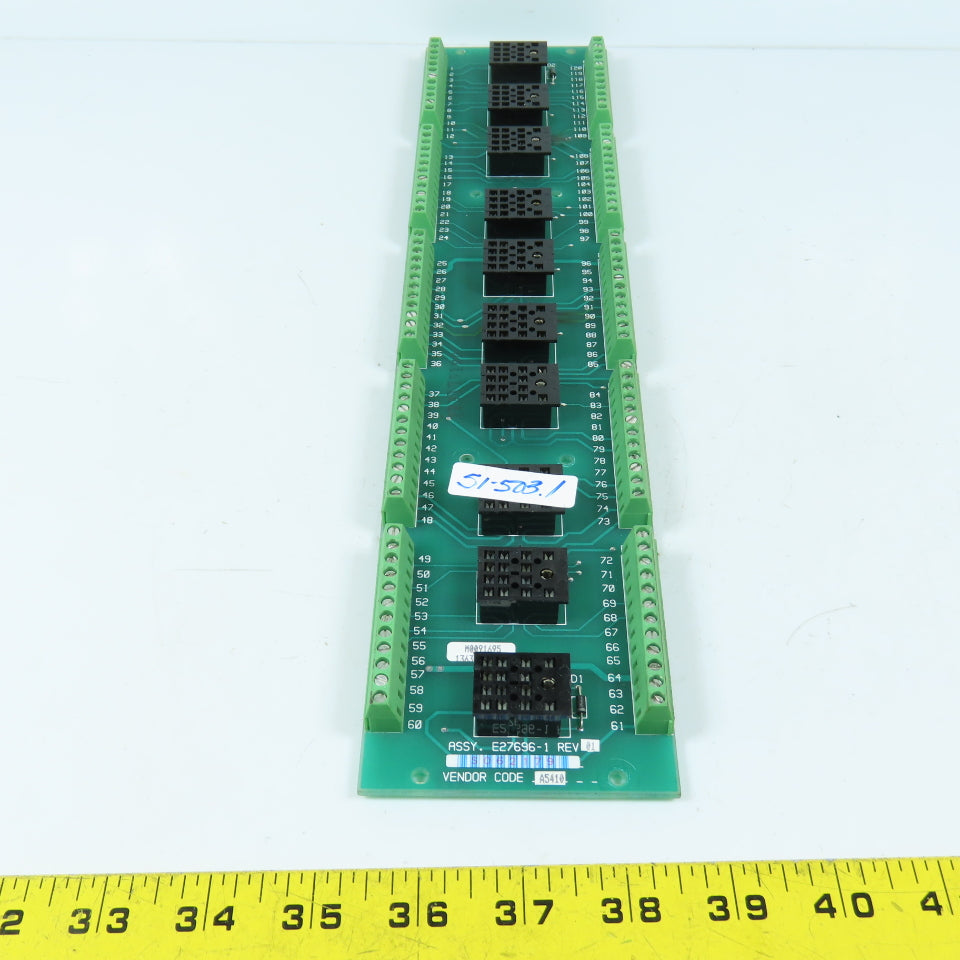 Goss Rockwell E27696-1 Rev-01 Relay Board Assembly M0091695