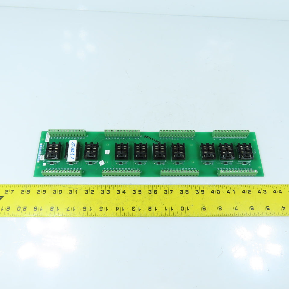 Goss Rockwell E27687-1 Rev-02 Relay Board Assembly M003335041
