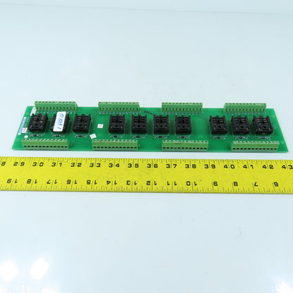 Goss Rockwell E27687-1 Rev-02 Relay Board Assembly M003335041
