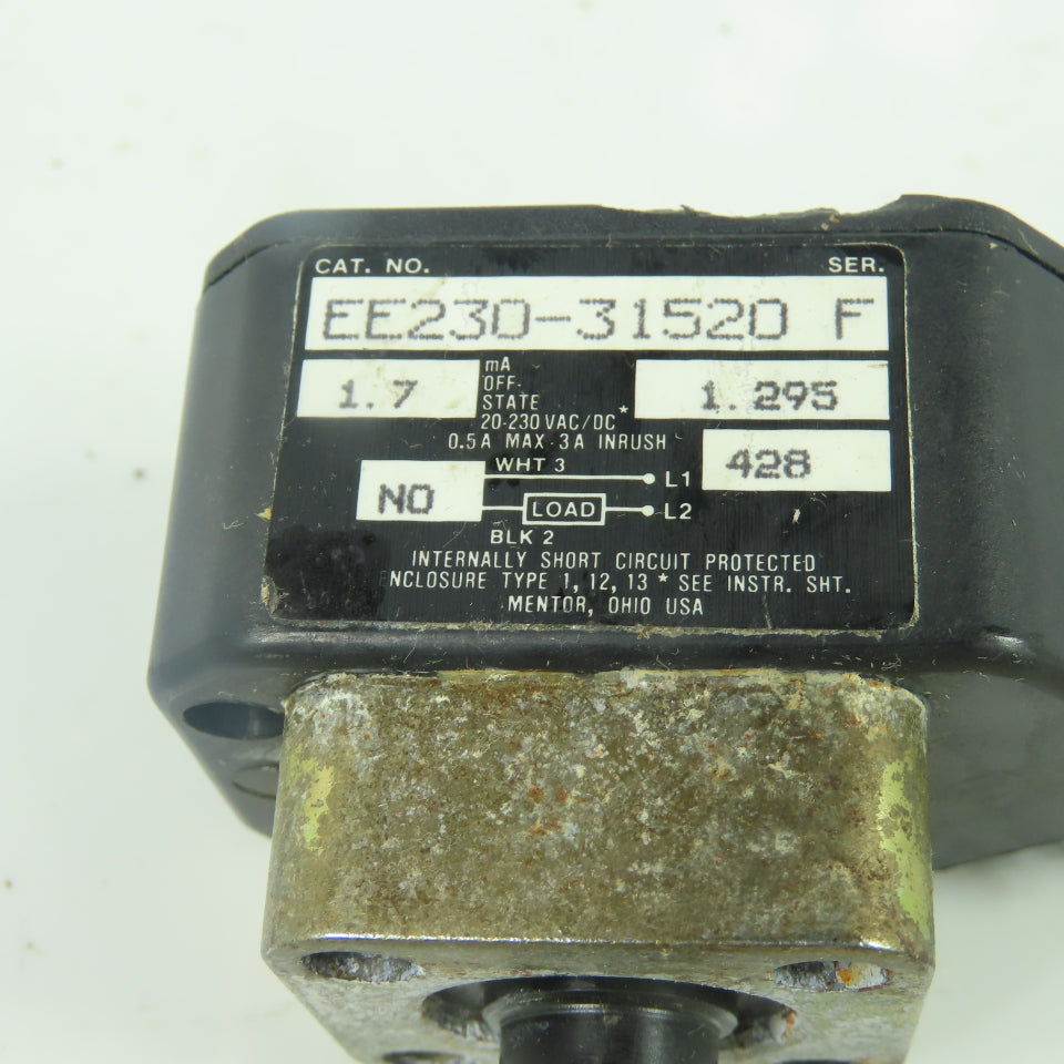 Namco EE230-31520 Proximity Sensor Ser F 20-230V 3000PSI