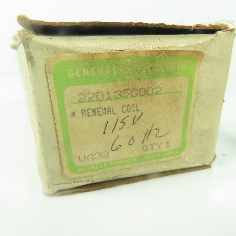 General Electric 220135G002 Replacement Coil 115V 60Hz 22D135 NEW