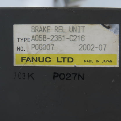 Fanuc A05B-2351-C216 Brake Release Unit W/ Lead