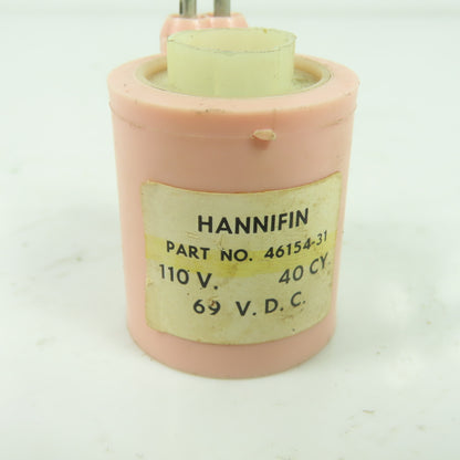 Hannifin 46154-31 Solenoid Coil 100V 40CY 69VDC
