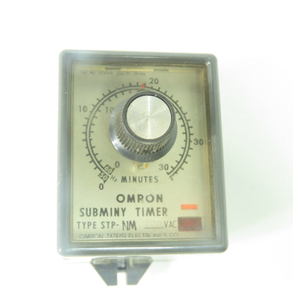 Omron STP-NM 0-30 Minute Subminy Timer 200VAC