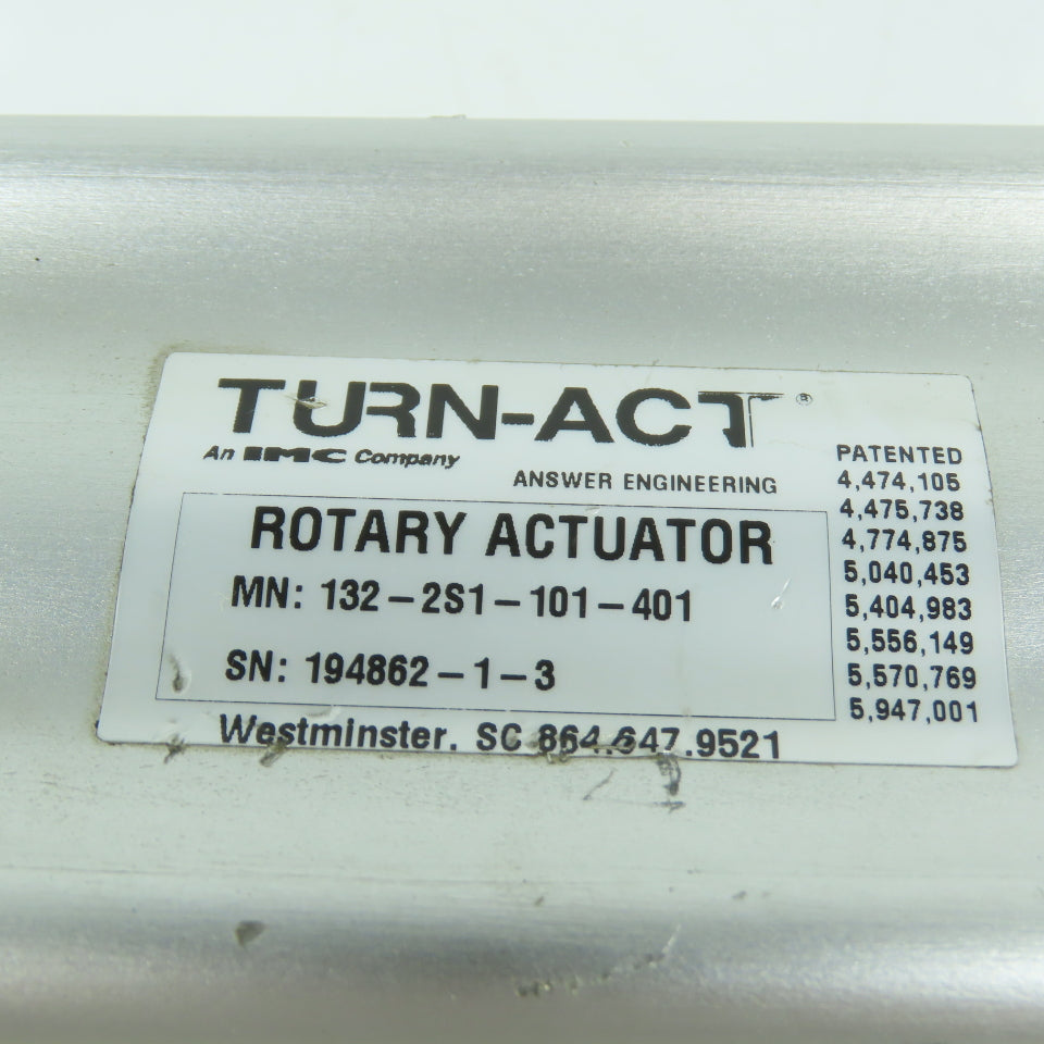 IMC Turn-Act 132-2S1-101-401 Rotary Actuator 3/4" Shaft