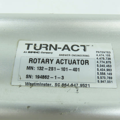 IMC Turn-Act 132-2S1-101-401 Rotary Actuator 3/4" Shaft