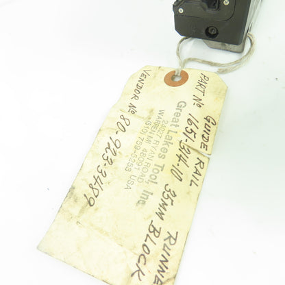 1651-31X-10 Guide Rail Runner Block 35mm X=3/4