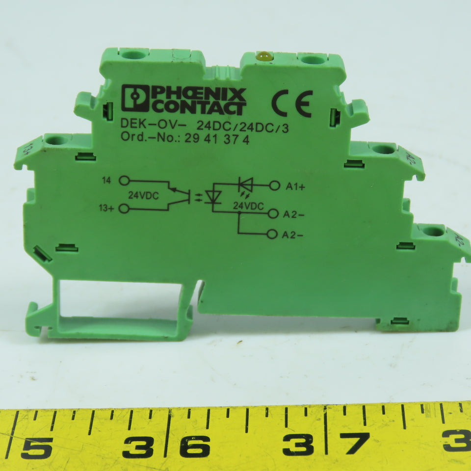 Phoenix Contact DEK-OV-24DC/24DC/3 Solid State Terminal Block Relay 24V DC