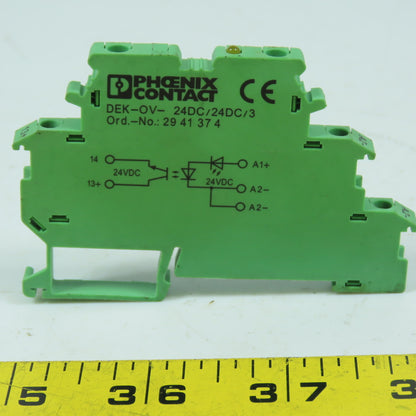 Phoenix Contact DEK-OV-24DC/24DC/3 Solid State Terminal Block Relay 24V DC