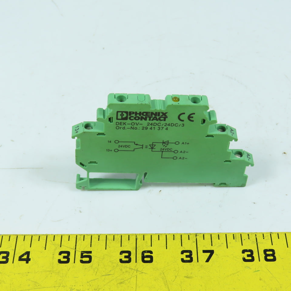 Phoenix Contact DEK-OV-24DC/24DC/3 Solid State Terminal Block Relay 24V DC