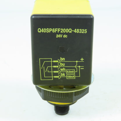 Banner Q40SP6FF200Q-48325 60m Harsh Environment Photoelectric Sensor 24VDC