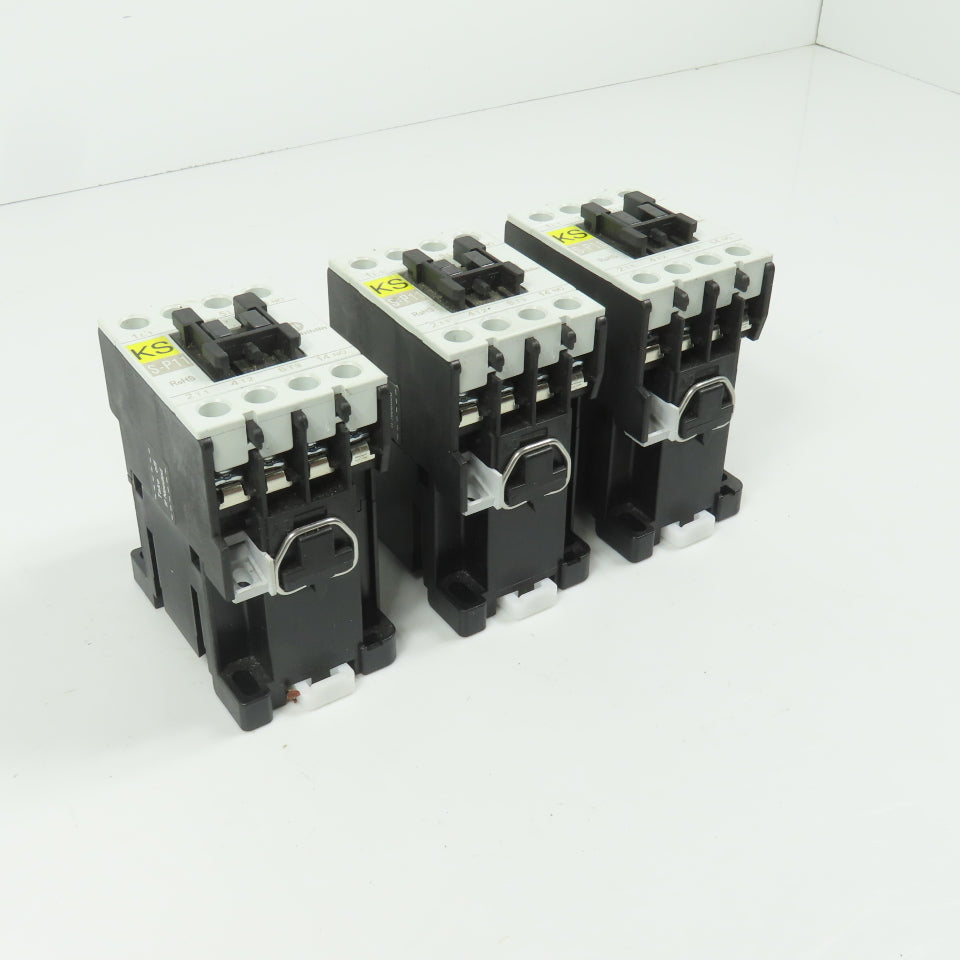 Shihlin S-P11 Size 00 600VAC Magnetic Contactor 10HP 24V Coil Lot Of 3
