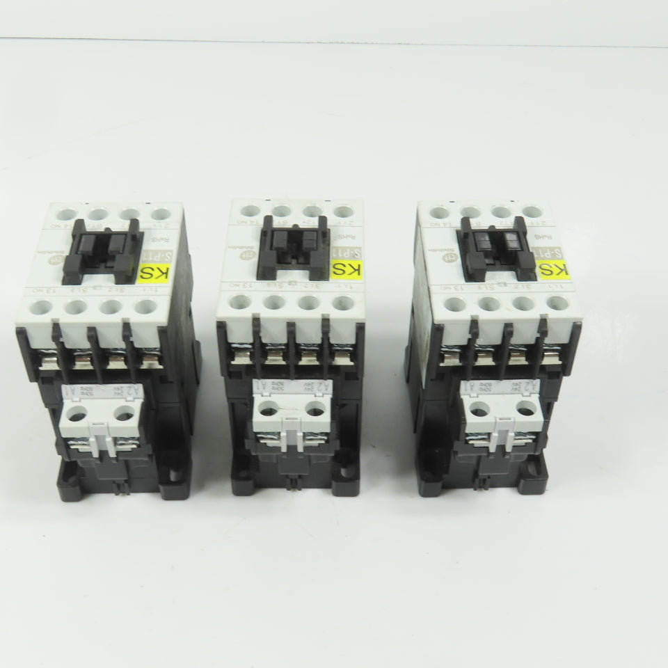 Shihlin S-P11 Size 00 600VAC Magnetic Contactor 10HP 24V Coil Lot Of 3