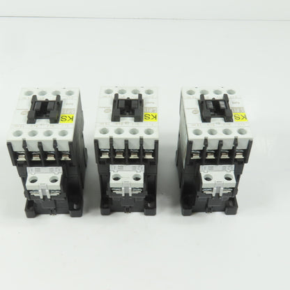 Shihlin S-P11 Size 00 600VAC Magnetic Contactor 10HP 24V Coil Lot Of 3