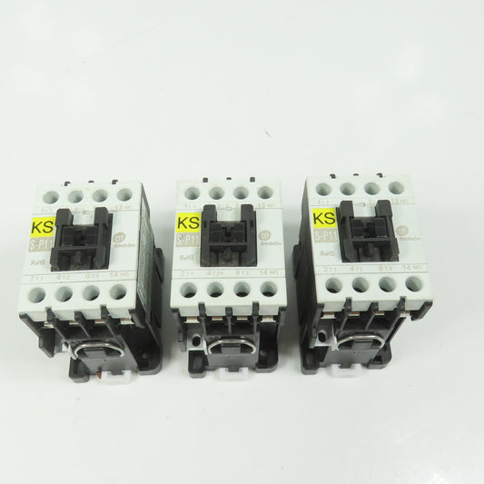 Shihlin S-P11 Size 00 600VAC Magnetic Contactor 10HP 24V Coil Lot Of 3