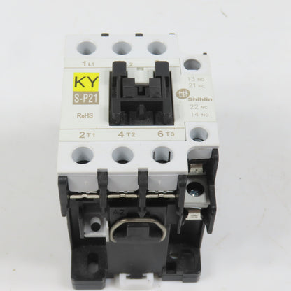 Shihlin S-P21 Size 1 600VAC Magnetic Contactor 15HP 24V Coil