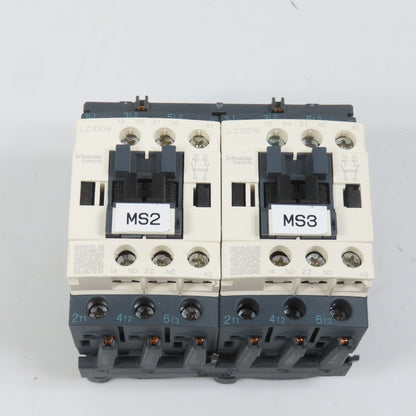 Schneider LC1D09M7 25A 600VAC Reversing Contactor 7.5HP 220V Coil