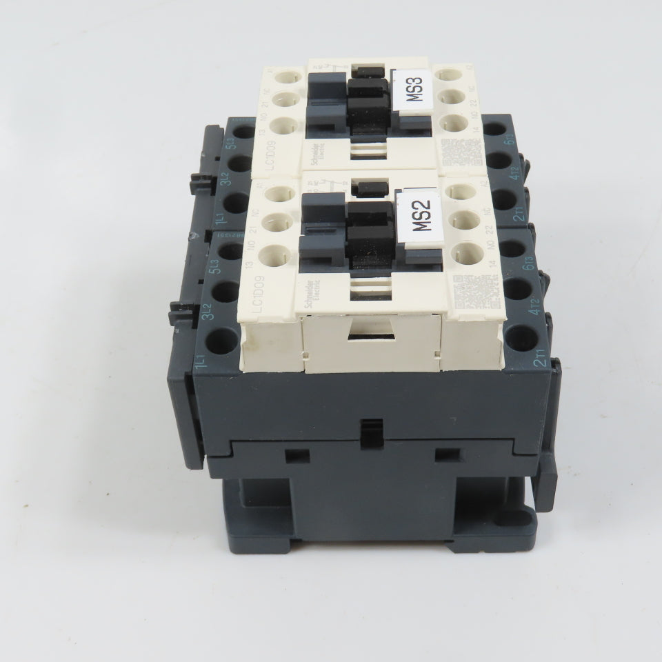 Schneider LC1D09M7 25A 600VAC Reversing Contactor 7.5HP 220V Coil