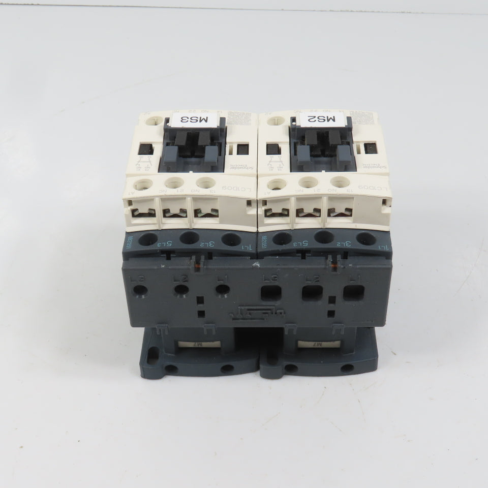 Schneider LC1D09M7 25A 600VAC Reversing Contactor 7.5HP 220V Coil