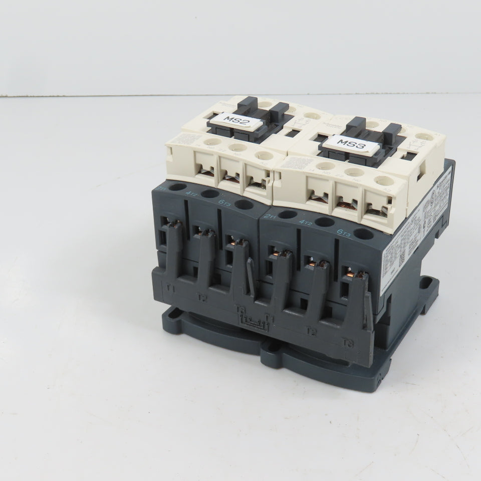 Schneider LC1D09M7 25A 600VAC Reversing Contactor 7.5HP 220V Coil