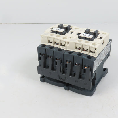 Schneider LC1D09M7 25A 600VAC Reversing Contactor 7.5HP 220V Coil