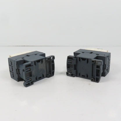 Schneider LC1D09M7 25A 600VAC Contactor Relay 7.5HP 220V Coil Lot Of 2