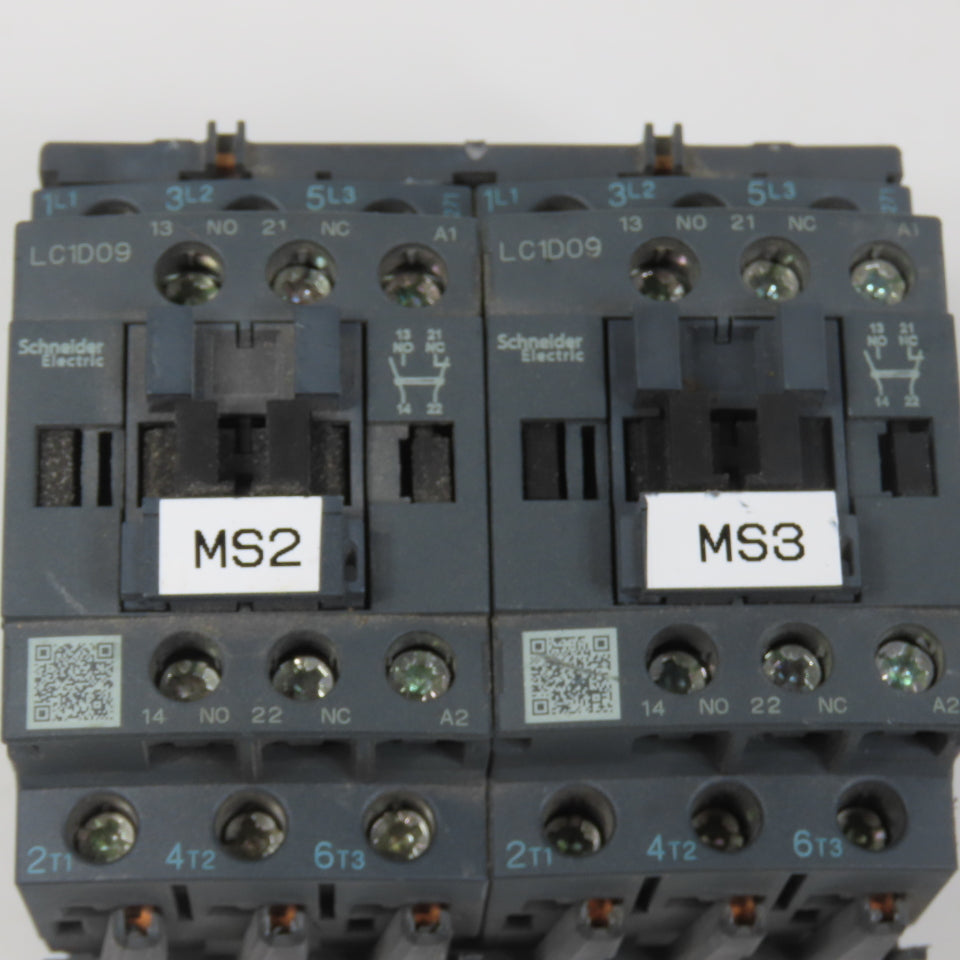 Schneider LC1D09M7 600VAC Reversing Contactor Relay 7.5HP 220V Coil