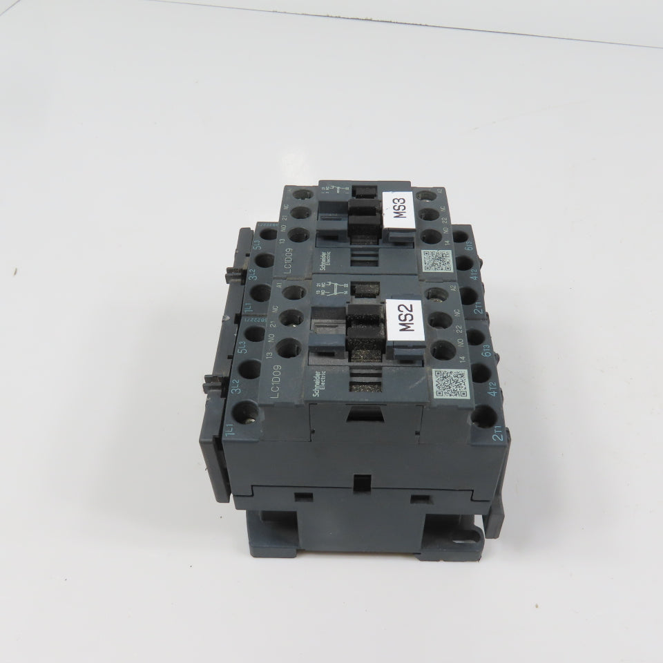 Schneider LC1D09M7 600VAC Reversing Contactor Relay 7.5HP 220V Coil
