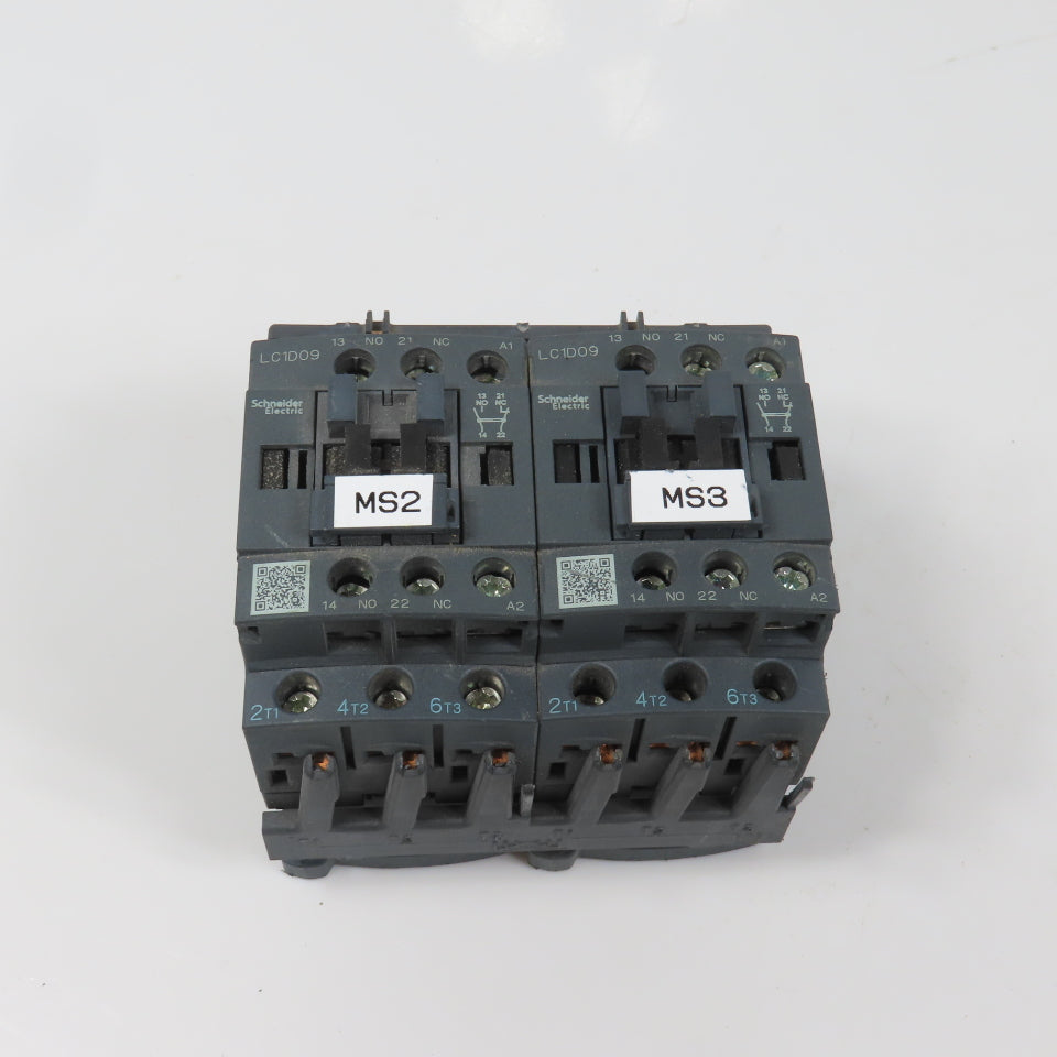 Schneider LC1D09M7 600VAC Reversing Contactor Relay 7.5HP 220V Coil