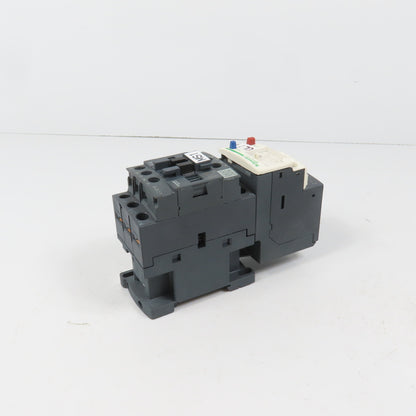 Schneider LC1D18M7 600VAC Contactor 15HP 220V Coil W/ LR3D12 Overload 5.5-8A