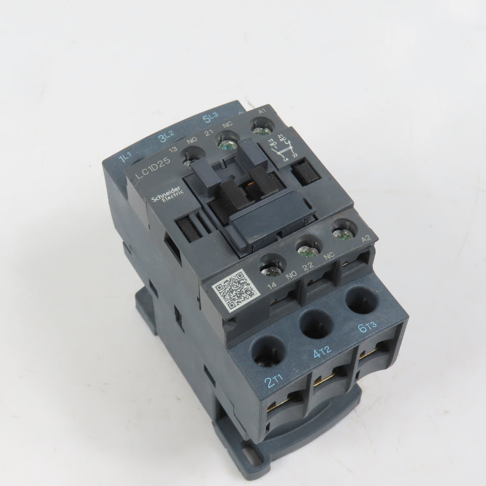 Schneider LC1D25M7 600VAC Contactor 20HP 220V Coil