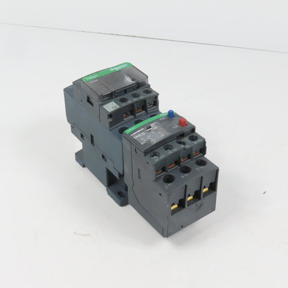 Schneider LC1D25F7 600VAC Contactor 20HP 110V Coil W/ LR3D22 Overload 16-24A