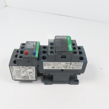 Schneider LC1D25F7 600VAC Contactor 20HP 110V Coil W/ LR3D22 Overload 16-24A