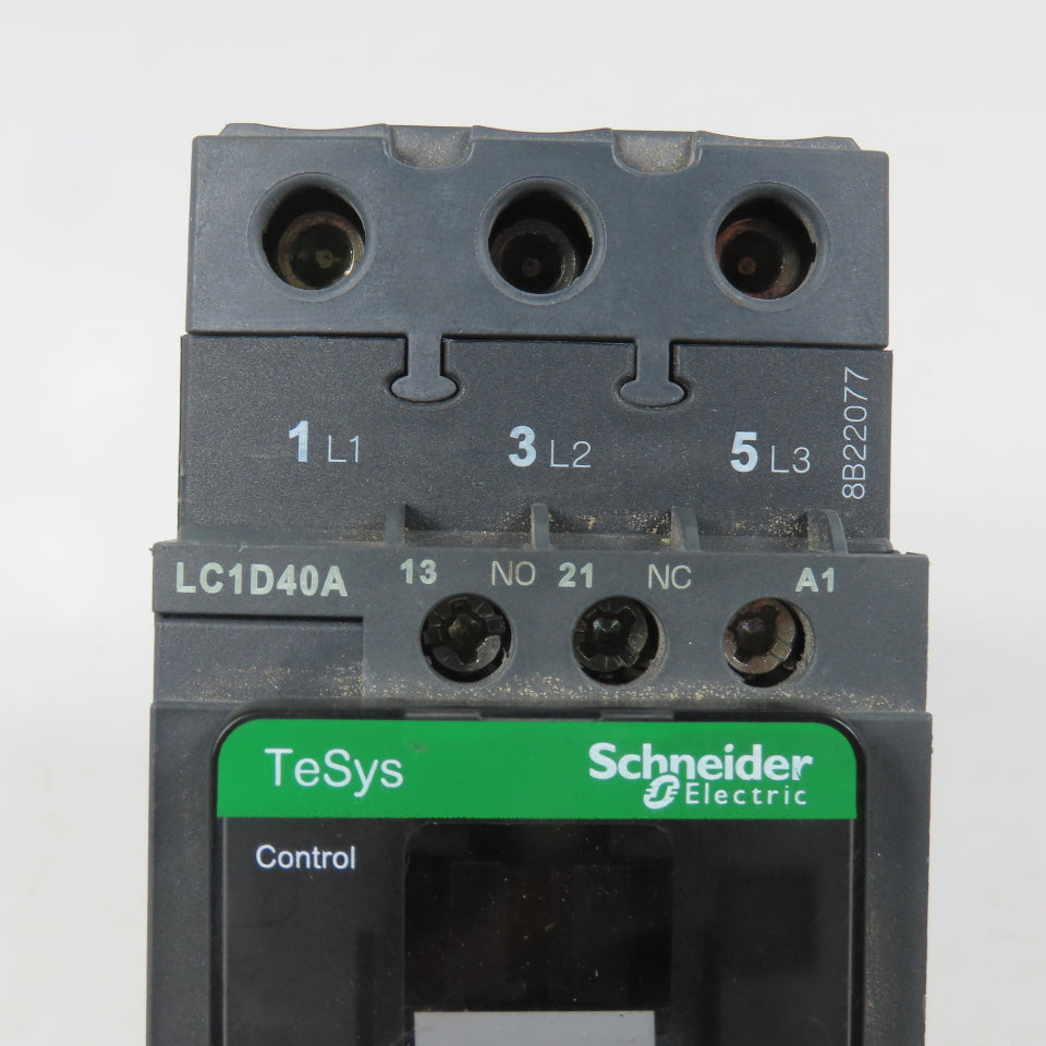 Schneider LC1D40AM7 600VAC Contactor 30HP 220V Coil