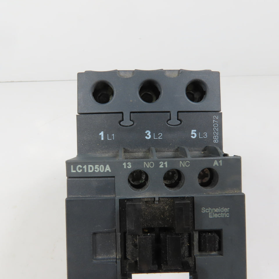 Schneider LC1D50AM7 600VAC Contactor 40HP 220V Coil