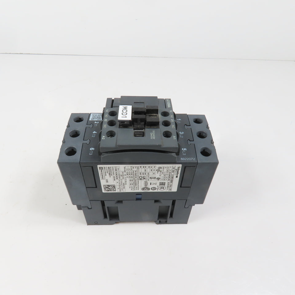 Schneider LC1D50AM7 600VAC Contactor 40HP 220V Coil