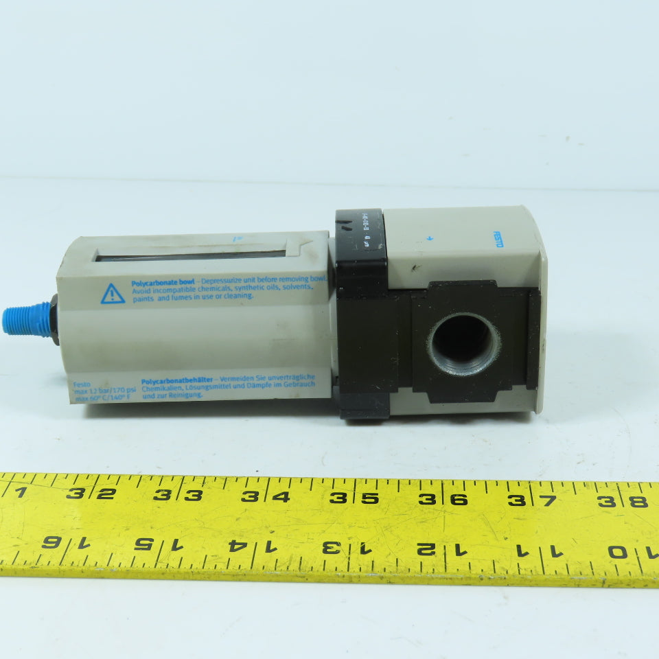 Festo LF-M2-G1/2-ES Compressed Air Filter 1/2" NPT